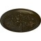 Ekena Millwork Luton Ceiling Medallion (Fits Canopies up to 3 1/2"), Hand-Painted Green Gold, 21"OD x 2"P CM21LUGGS - alternate 5